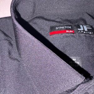 JF J.Ferrar Men's Black Slim Fit Jacket